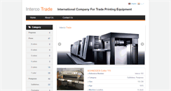 Desktop Screenshot of interco-trade.com